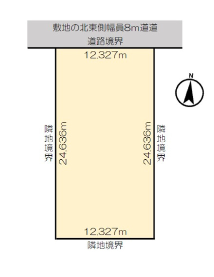 【区画図】 | 北見市花園町中古住宅