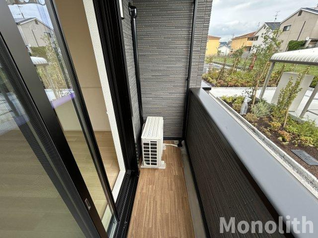 ポンテアルト池上Bのバルコニー