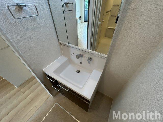 ポンテアルト池上Bの洗面所