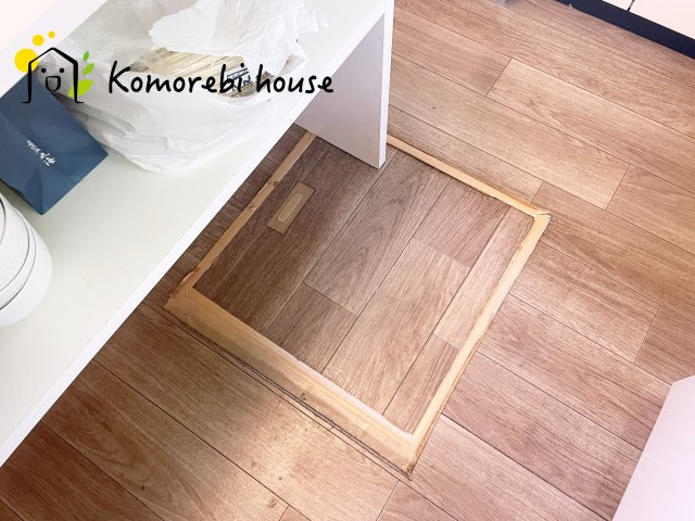 川島町大字出丸本　中古一戸建ての内装|床下収納です