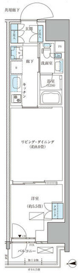 【間取り】 | パークアクシス品川天王洲アイル