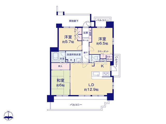 グローリアス長久手第二の間取り