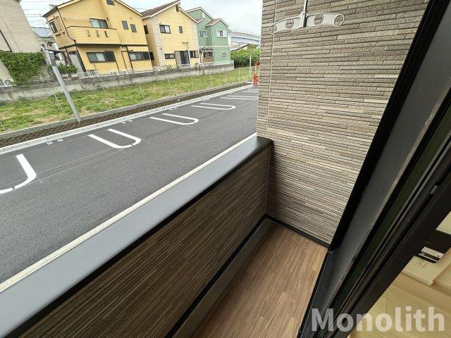 ポンテアルト池上Bのバルコニー