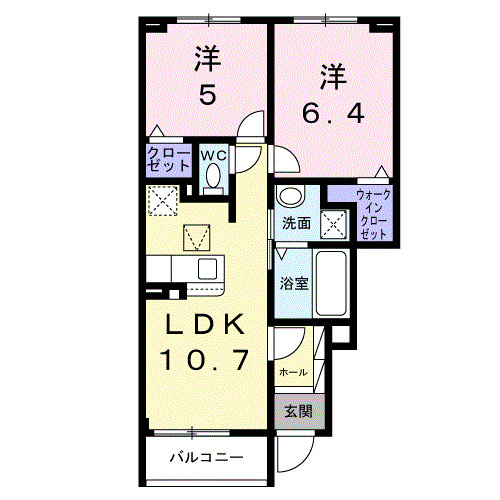 ポンテアルト池上Bの間取り
