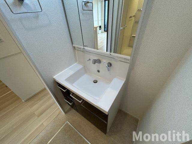 ポンテアルト池上Bの洗面所