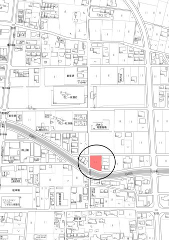 土地　高富の地図