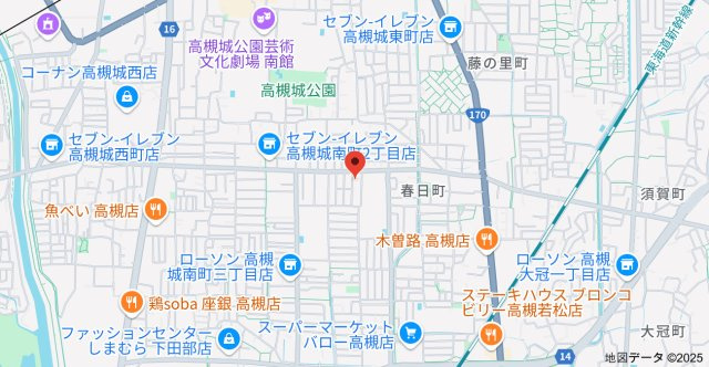 城南町二丁目戸建の地図