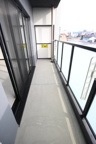 Ｍ10.牟田町Ⅱのバルコニー|お洗濯にも便利なバルコニー付き