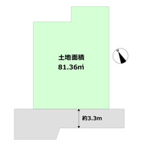 尼崎市中在家町４丁目売り土地の画像