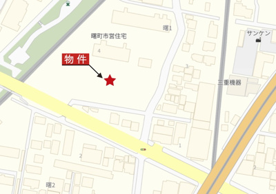 【地図】 | 四日市市曙1丁目《6号棟》 | 詳細Map