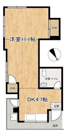 高良アパートＡ棟の間取り