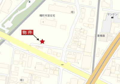 【地図】 | 四日市市曙1丁目《15号棟》 | 詳細Map