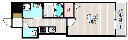 Ｋ－フロント今宮１番館の間取り