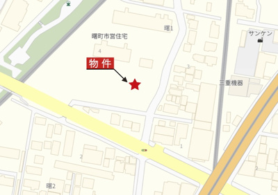 【地図】 | 四日市市曙1丁目《3号棟》 | 詳細Map