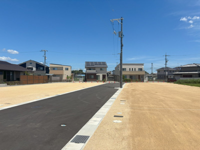 【外観】 | 土地　玉島阿賀崎4丁目　全8区画 | 分譲地全体像。西側より撮影