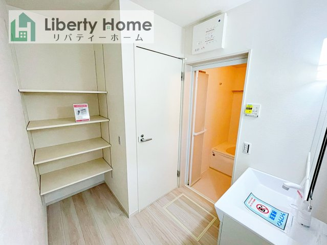 つくばみらい市谷井田8期　新築戸建の脱衣所