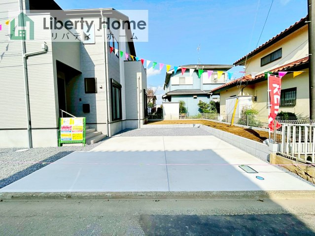 つくばみらい市谷井田8期　新築戸建の駐車場