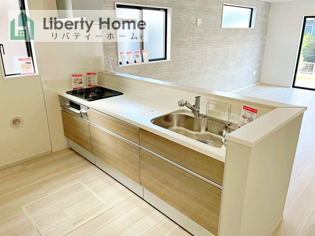 つくばみらい市谷井田8期　新築戸建のキッチン
