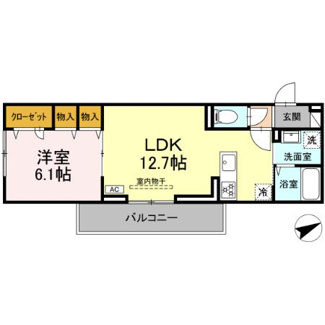 【間取り】 | M-Base　Honjo　Kita
