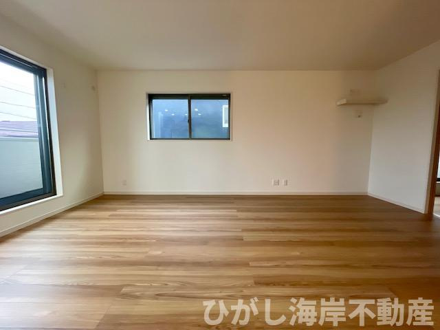 茅ヶ崎市小和田　新築戸建　全2棟の居間・リビング|17帖　LDK