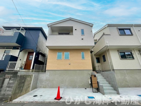 茅ヶ崎市小和田　新築戸建　全2棟の外観|現地外観