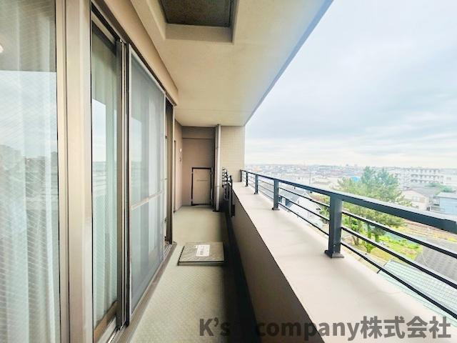 ◎茅ヶ崎市本村２丁目　レクセルマンション茅ヶ崎のバルコニー|南側バルコニー☆晴れた日には洗濯物を干すことができます☆