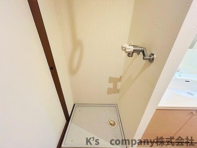 ◎茅ヶ崎市本村２丁目　レクセルマンション茅ヶ崎のランドリースペース|室内洗濯機置場です☆