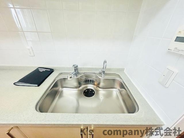 ◎茅ヶ崎市本村２丁目　レクセルマンション茅ヶ崎のキッチン|扱いやすいステンレスシンク☆