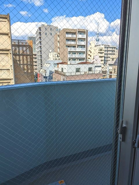 STAGE FIRST浅草橋Ⅲの設備|6Fのバルコニーです
