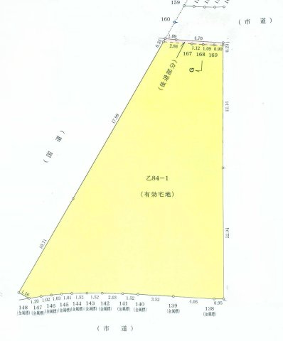 土佐市高岡町乙の土地図