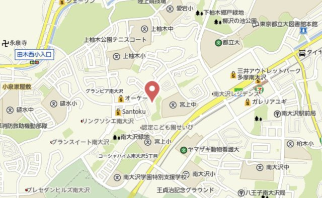 祝　成約済み　ベルコリーヌ南大沢　5-7-3号棟　八王子市　中古マンションの地図|～仲介手数料無料☆八王子ひなた不動産～ベルコリーヌ南大沢