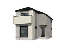 早良区田隈新築戸建ての外観パース