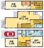 西宮市小曽根三丁目　新築戸建の画像