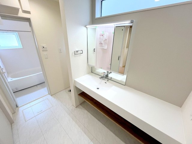 昭島市緑町3丁目全2棟 新築分譲の洗面所