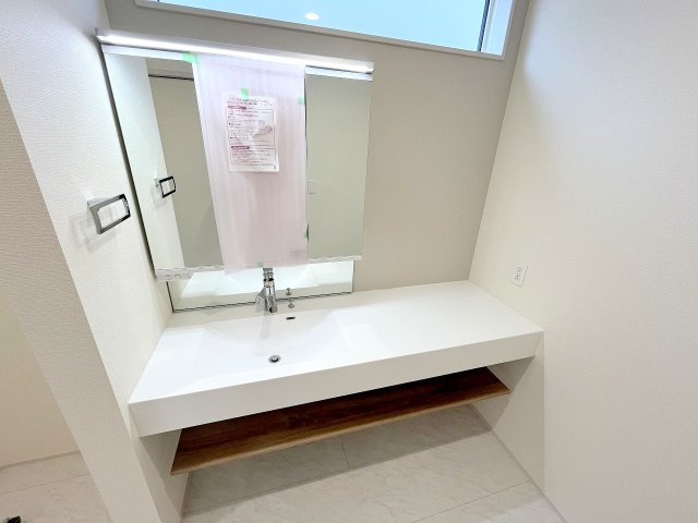 昭島市緑町3丁目全2棟 新築分譲の独立洗面台