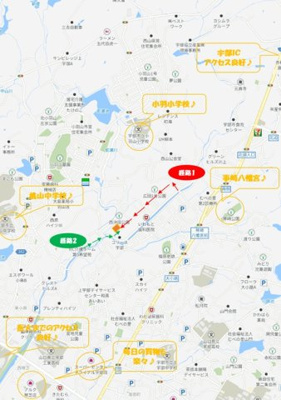 【地図】 | フィールズ上宇部Ⅰ期