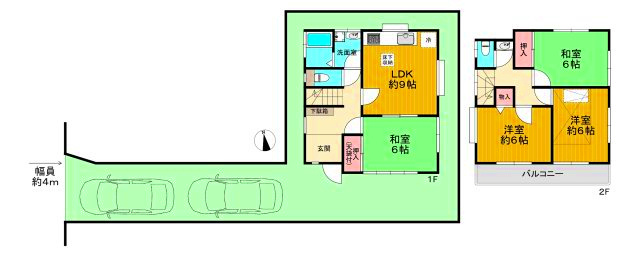 武蔵野市境南町５丁目 中古戸建 中央線 武蔵境駅の区画図