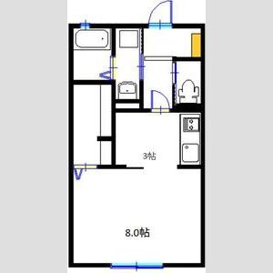 丸萬三番菅の間取り