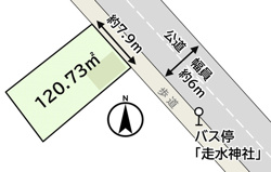 ～　海を望める土地　走水　～　建築条件なし売地の画像