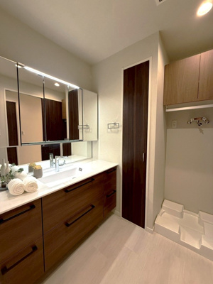 【独立洗面台】 | シティタワーズ豊洲ザ・シンボル | 独立洗面台で身支度をすべて済ませてしまいましょう