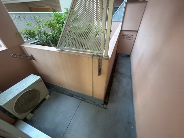 ペルル芦屋のバルコニー