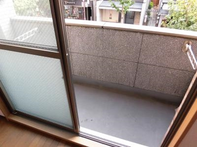 二条CUBE（二条キューブ）のバルコニー