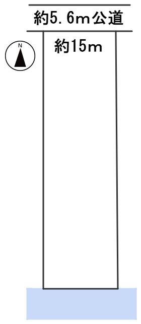 ６４７１２　岐阜市西鶉土地の区画図