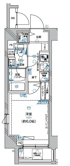 Le'a横濱東口弐番館の間取り