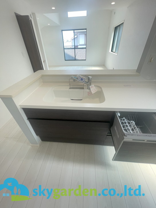 藤沢市善行３丁目　新築戸建　全3棟1号棟のキッチン