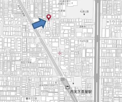 【地図】 | 平成30年築　１LDK×6戸　敷地約52坪の一棟アパート