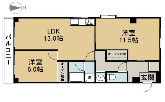 メゾンド・リオン今伊勢の間取り