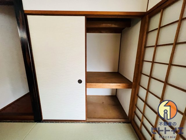 富久貸家の収納|和室の押し入れです