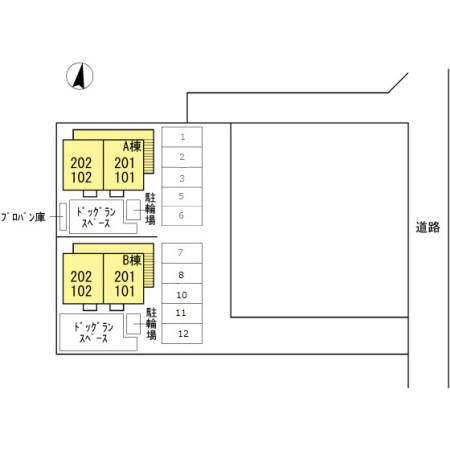 ＤーｒooｍやまはＡの区画図