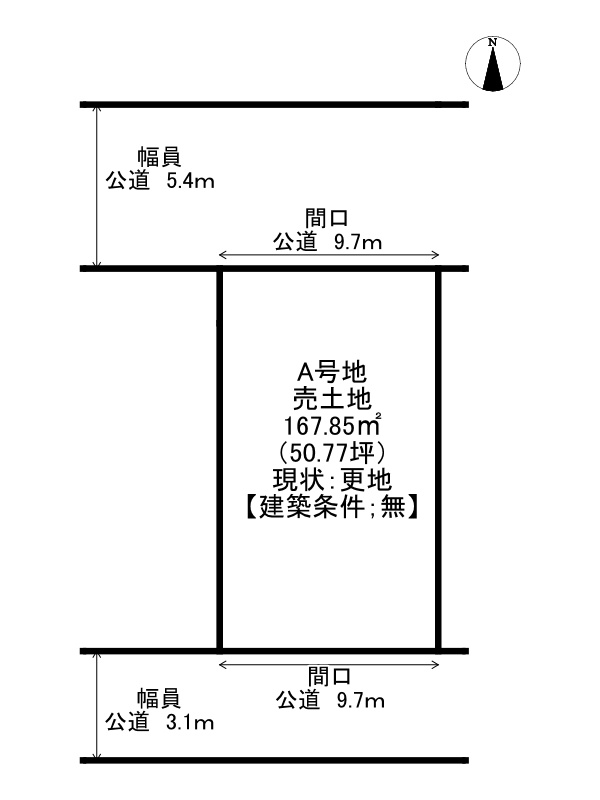 姫路市網干区浜田/全2区画の土地図